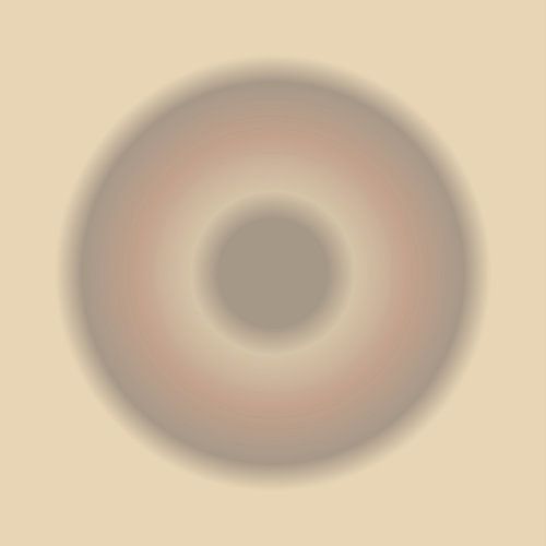 Jaren 70 abstract kleurverloop in warme retro tinten