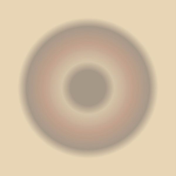 Abstrakter 70er-Jahre-Farbverlauf in warmen Retro-Tönen von Dina Dankers