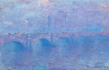Claude Monet,Waterloobrug, misteffect, 1899-1903
