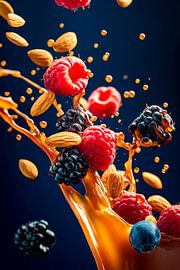 Fruchtige Explosion in karamellfarbenem Licht von Poster Art Shop