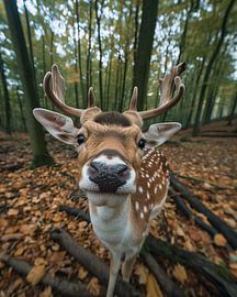 Deer in close-up