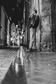 Smoking a cigarette. by GB73Photography