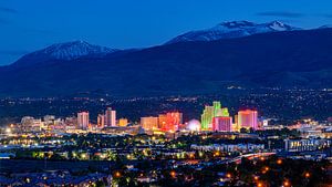 Soirée à Reno, Nevada, États-Unis