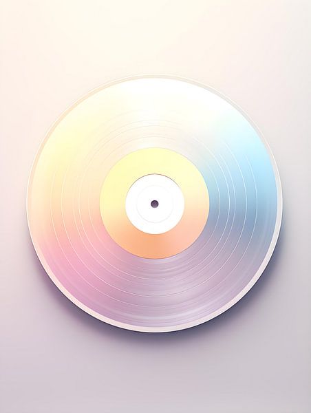 Abstrakte Schallplatte V3 von drdigitaldesign