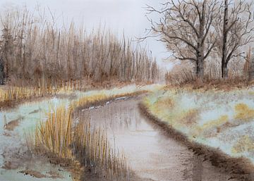 aquarel part 107 van Tania Perneel