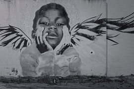 Straßenkunst Willemstad Engel von Marmar