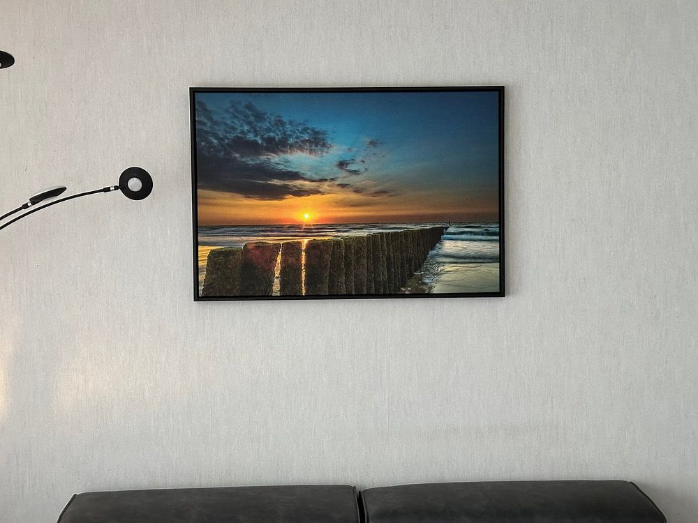 Cadzand Sonnenuntergang  von Joram Janssen 