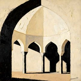 Arabische Bögen in der Wüste 4 von Johannas Art Creations