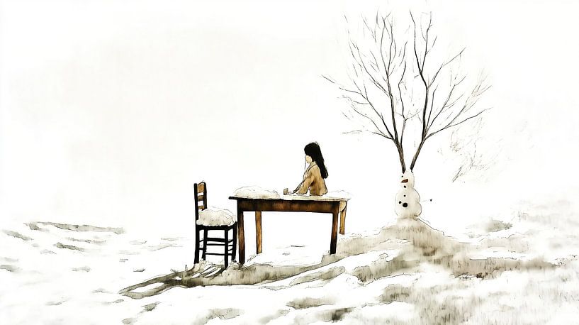 Winterliche Ruhe von Frank Heinz