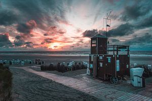 Das DLRG Haus am Strand von Spiekeroog