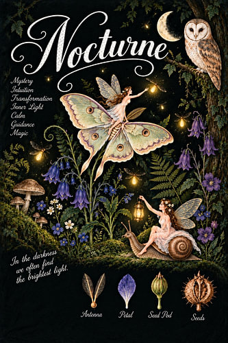 Nocturne – La forêt enchantée la nuit