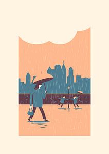 In the rain by Rene Hamann