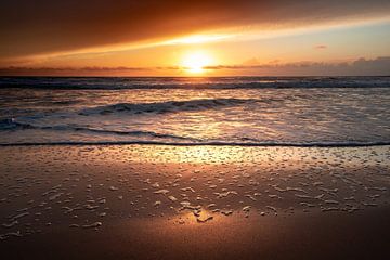 coucher de soleil sur la mer B.