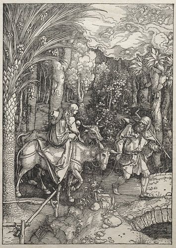 LIfe of the Virgin: Flight into Egypt, Albrecht Dürer