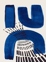 Blauwe magneet