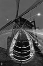 Zaanse mill and bridge on the river Zaan by Zaankanteropavontuur thumbnail