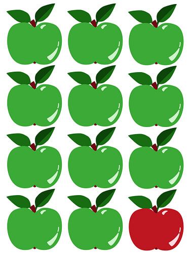 Äpfel von Doornroosje Design