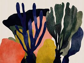 Abstrakter Korallengarten von Cats & Dotz