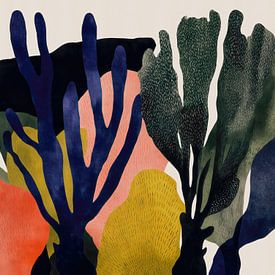 Abstrakter Korallengarten von Cats & Dotz