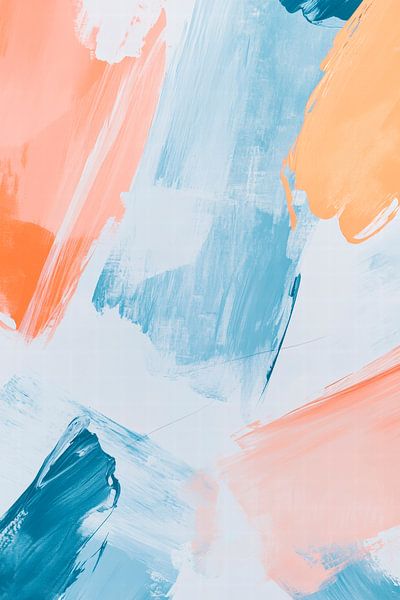 Abstraction colorée - Dynamique et léger par Poster Art Shop