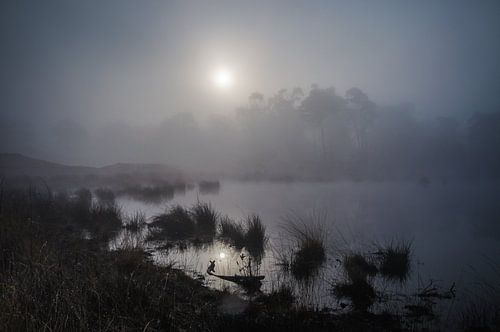 lever de soleil brumeux
