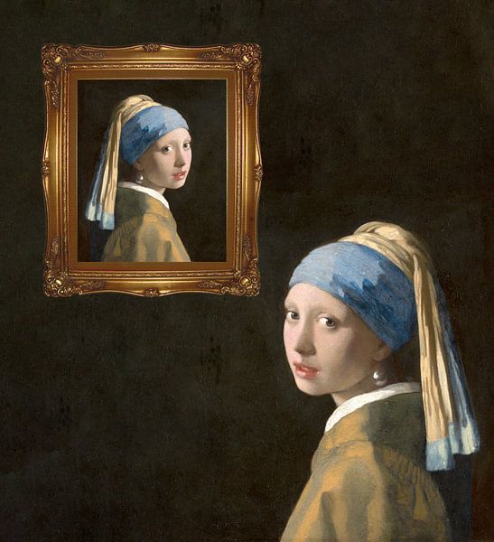 Perles - Fille à la perle, Johannes Vermeer par Creative Masters