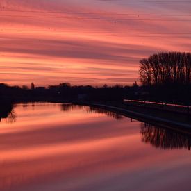 Morning train by Tony Van de Velde