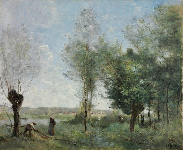 Souvenir de Coubron, Jean-Baptiste-Camille Corot par Des maîtres magistraux