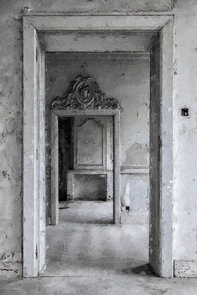 Ein verlassenes Urbex-Haus in Belgien von Digitale Schilderijen