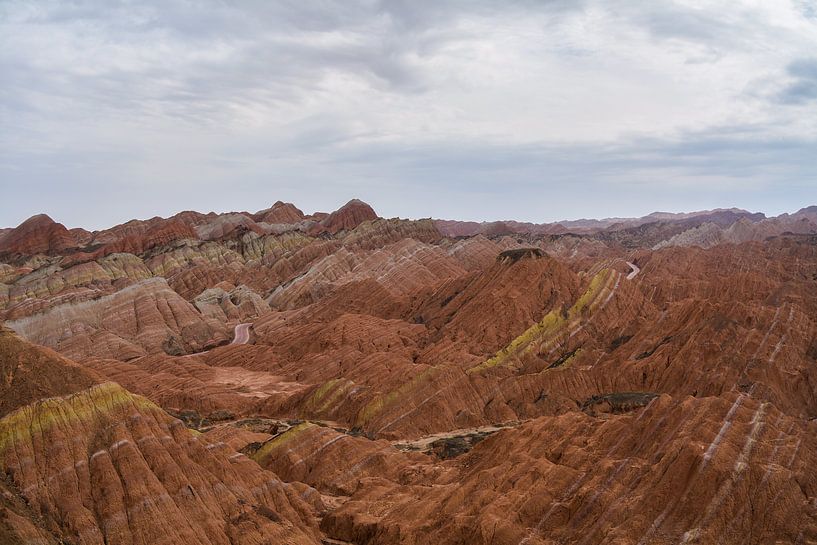 Danxia Mountains by Kenji Elzerman