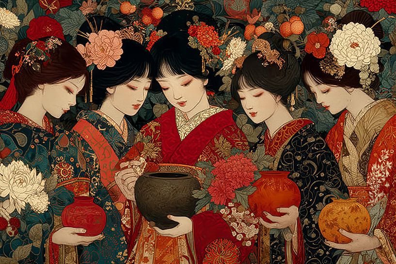 modern japanese art by Egon Zitter