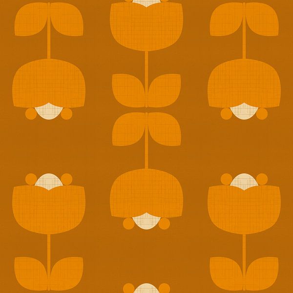 Scandinavian vintage pattern by Dina Dankers
