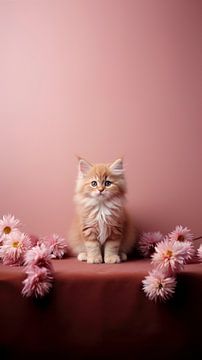 Minimalisme met kittens van Harry Cathunter