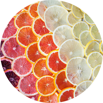 12295958 Citrusfruit in regenboogkleuren van BeeldigBeeld Food & Lifestyle