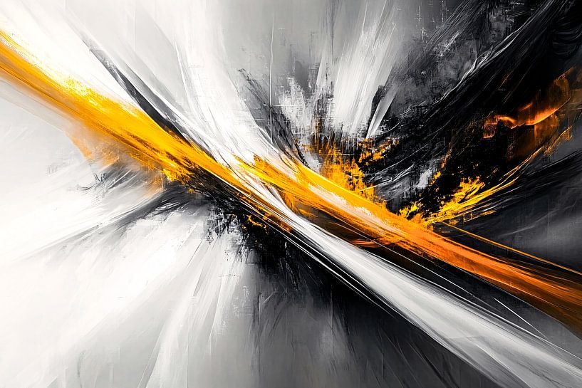 Dynamische abstracte lijnen en kleuren van Art & Soul Creations