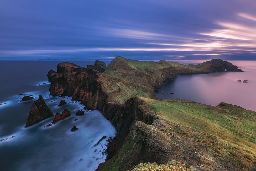 Madeira Ponta de Sao Lourenco at sunrise by Jean Claude Castor