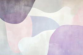 Colourful organic shapes - Gentle harmony by Poster Art Shop