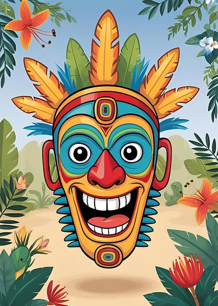 Tribal Mask by BRZ999