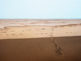 Abstract strand van Boris