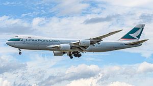 Cathay Pacific Cargo Boeing 747-8 Frachtflugzeug.