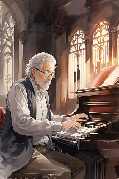De organist par Arjan van de Logt