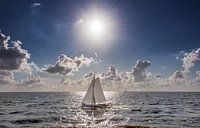 Segelboot auf dem IJsselmeer von Harrie Muis Miniaturansicht