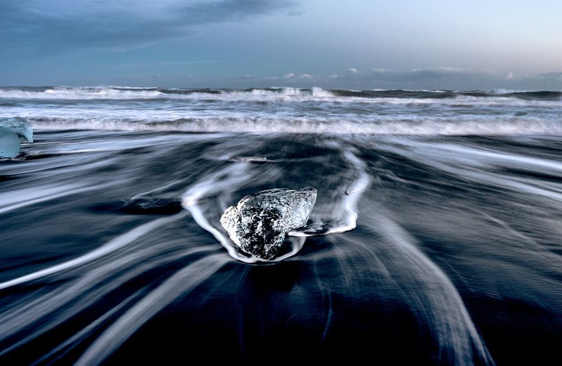 Diamond Beach IJsland van Mario Calma