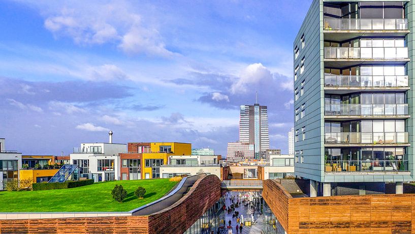 Uitzicht over het stadshart van Almere par Arjan Schalken