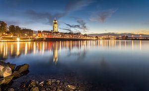 Deventer skyline at sunrise by Lex Scholten