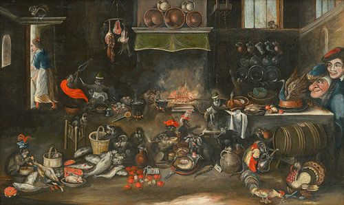 Apen in de keuken, Frans Francken (II)