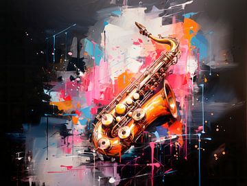 MUZIEK KUNST Saxofoon van Melanie Viola