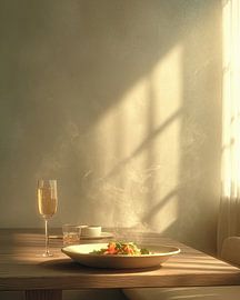 Minimalistische Gastronomie