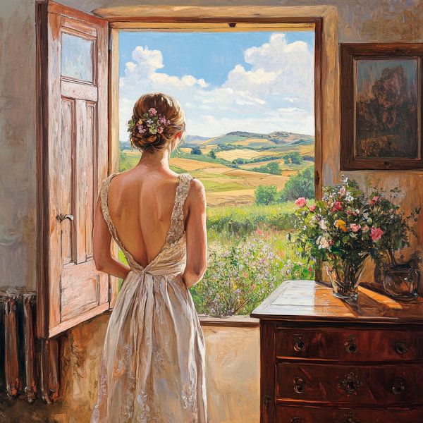 Blick ins weite Land von Poster Art Shop