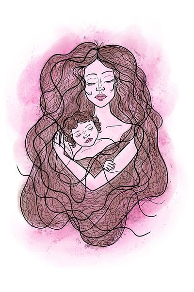 In Mijn Hart - De band tussen een moeder en haar kind van Yvonne Dutch Artist